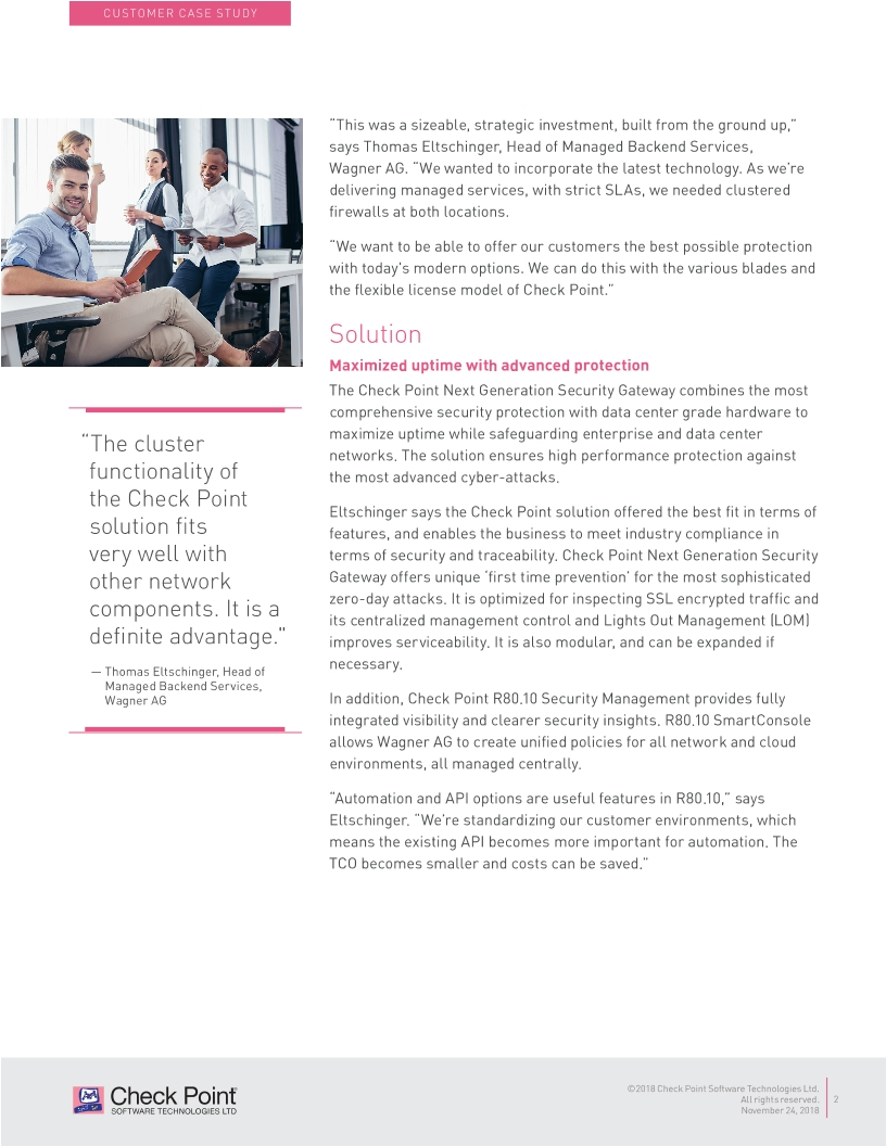 Swiss It Service Provider Uses Check Point To Protect New Data Centers And Maintain Strict Customer